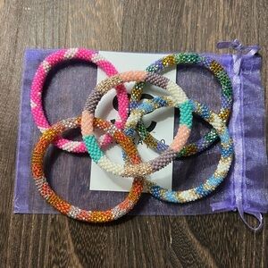 Sashka Co Beaded Bracelets Set of 5 B23